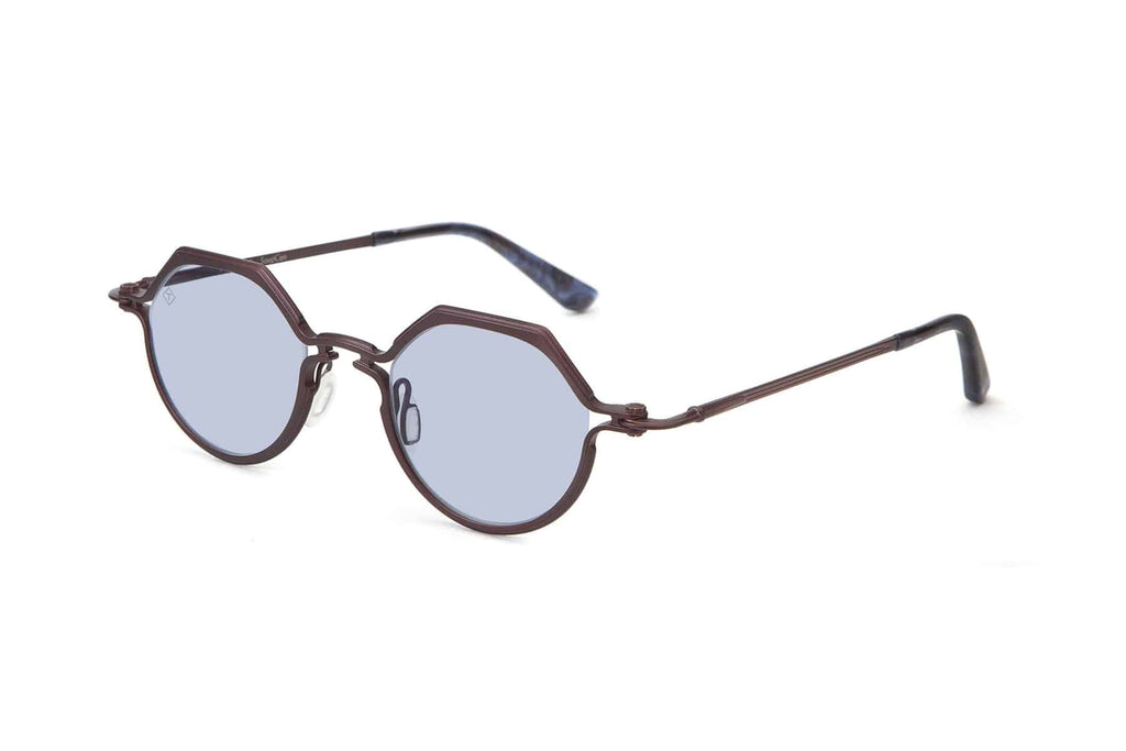 Tavat - Axis. Frame color - Bordeaux. Lens color - Sky Blue