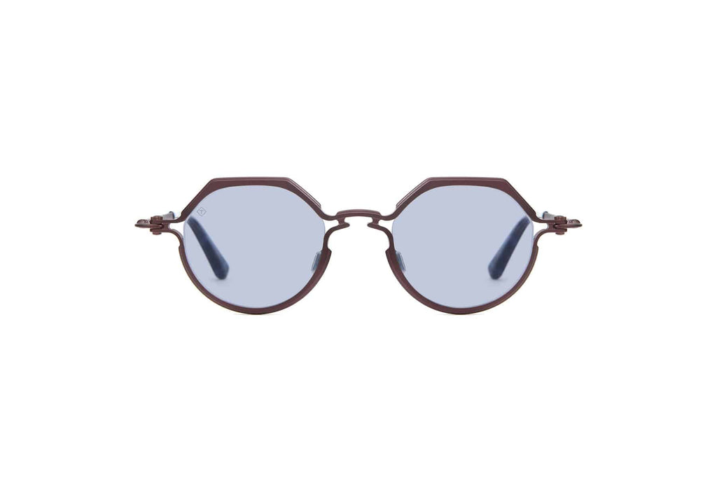 Tavat - Axis. Frame color - Bordeaux. Lens color - Sky Blue