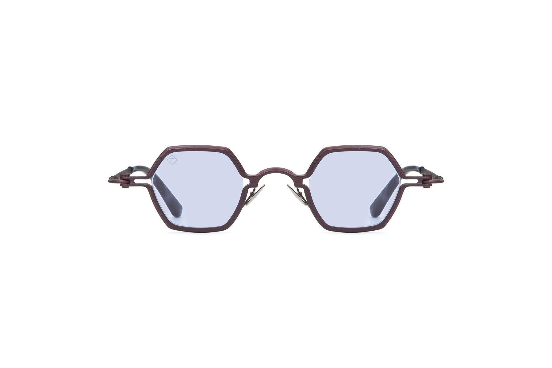 Tavat - Signal. Frame color - Bordeaux. Lens color - Sky Blue