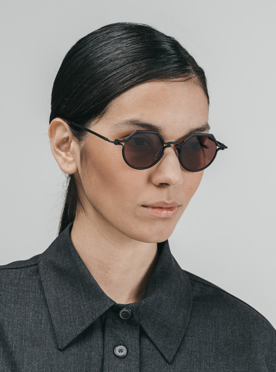 Tavat - Axis. Frame color - Bordeaux. Lens color - Sky Blue