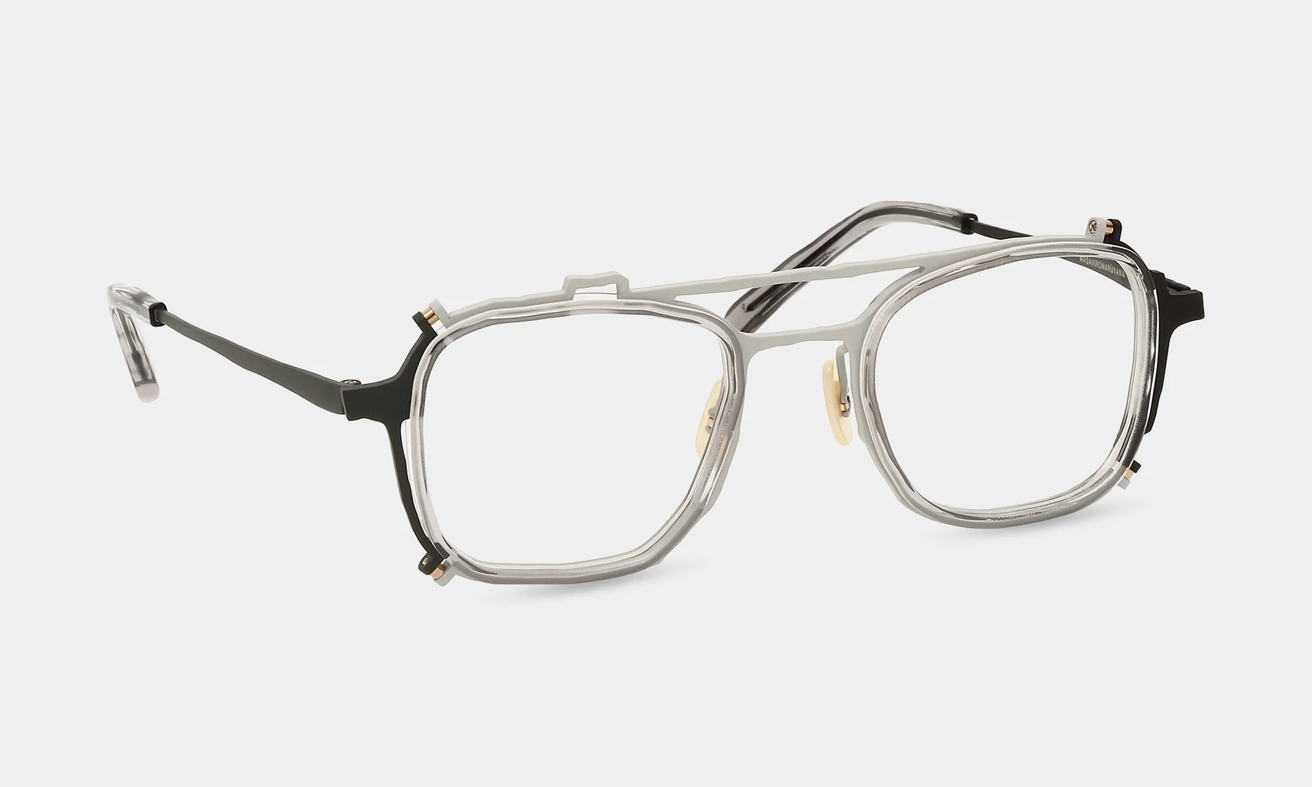 MASAHIRO
MARUYAMA - MM-0081, Color: No.2 Clear gray / Dark gray - Gray - Black